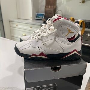 Jordan Kids Sneakers White Red Black Gold
